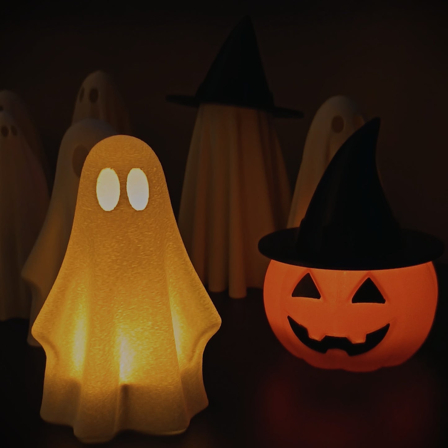 Halloween Ghost Figurine | Spooky Ghost Decor