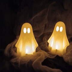 Halloween Ghost Figurine | Spooky Ghost Decor