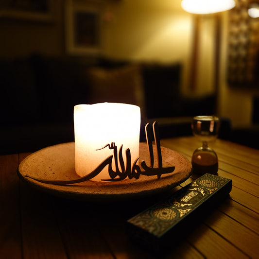 Alhamdulillah - الحمدلله Table Shelf Decoration - Arabic