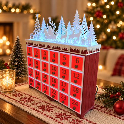 LAB16-CORRECT Red_Body_Red_Drawers_Christmas_Village_Angled