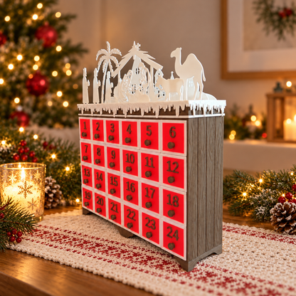 LAB16-CORRECT Wood_Body_Red_Drawers_Nativity_Angled