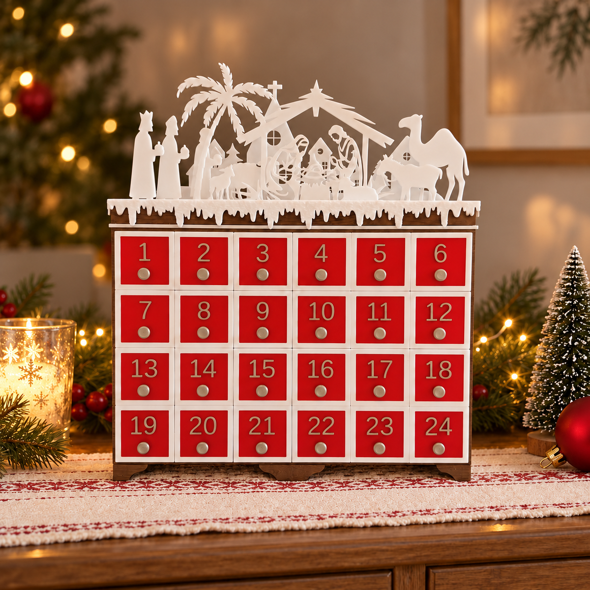 LAB16-CORRECT Wood_Body_Red_Drawers_Nativity_Front
