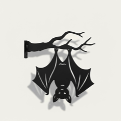 Bat Door Corner Decoration