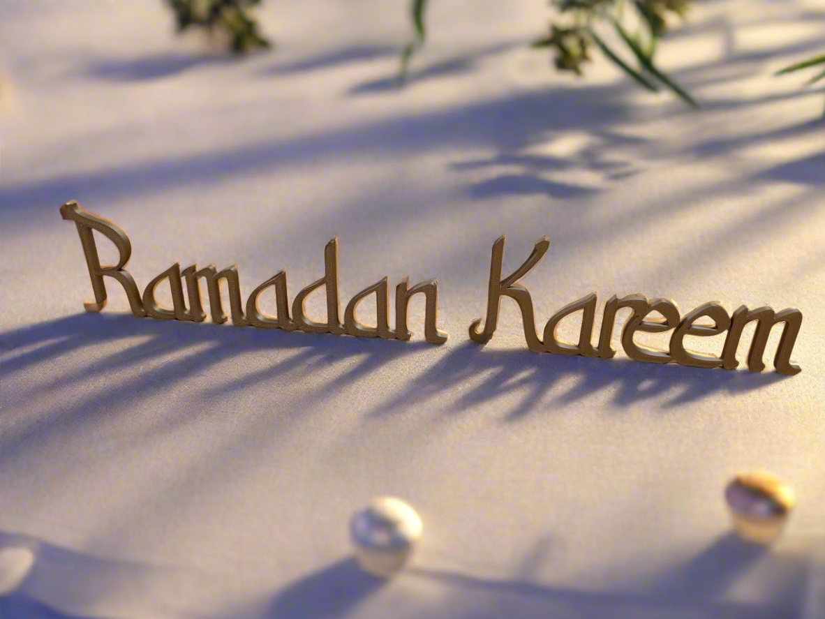 Ramadan Kareem Table Sign Decoration