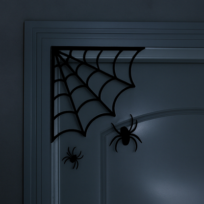 Spider Web Door Topper | Set of 3