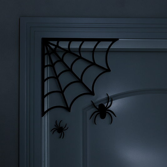 Spider Web Door Topper | Set of 3